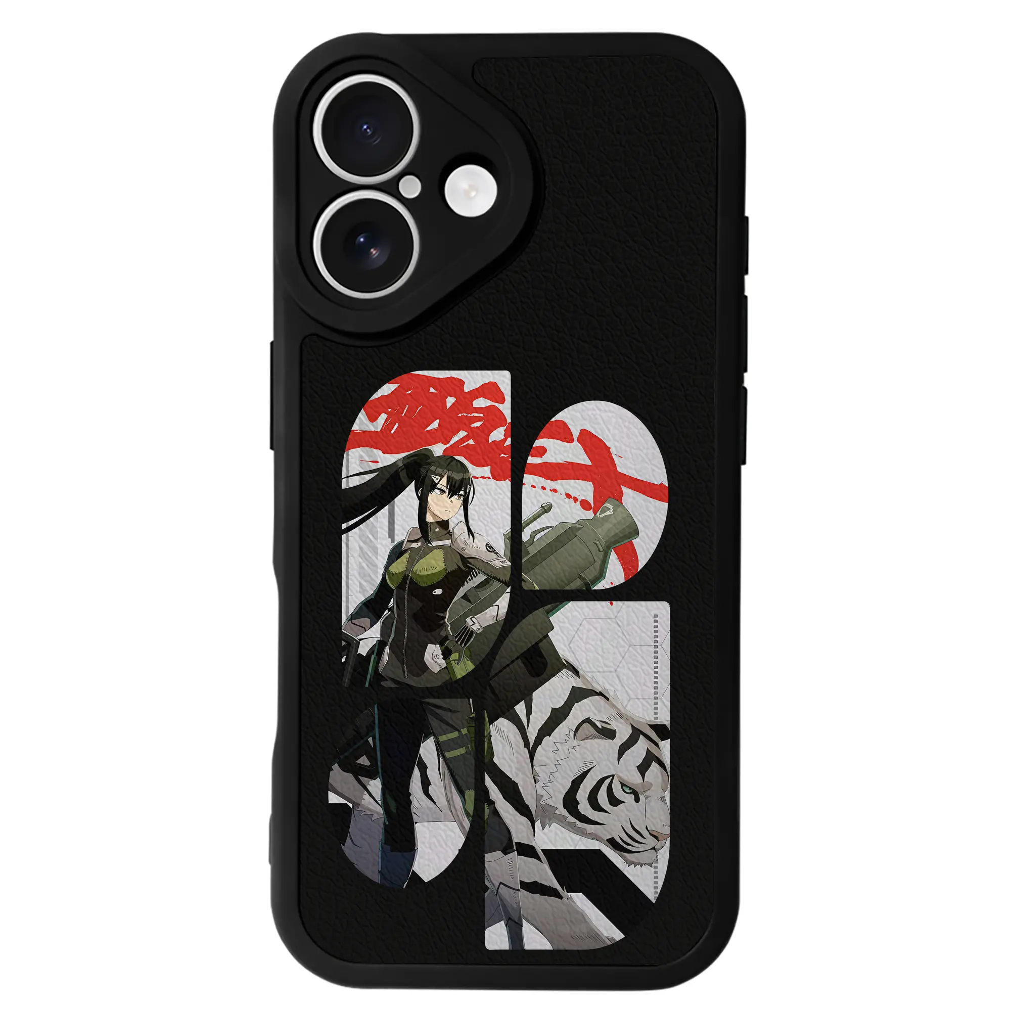 怪獣8号 グッズ,亜白ミナ - IPhone 16シリーズ対応 ・ シリコンスマホケース ・ レザー調 ・ 高精度フィット ・ 耐衝撃 ・ ワイヤレス充電対応 ・ 精密カット